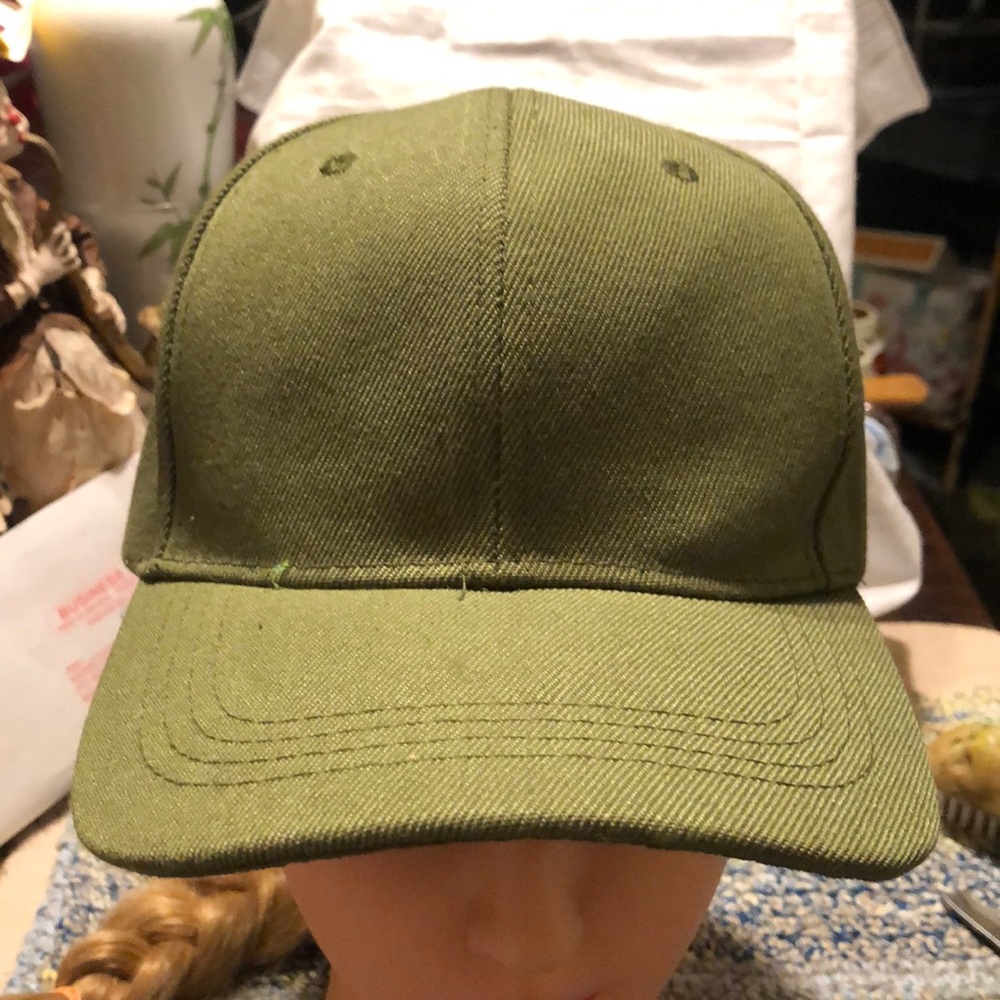 Solid Green and Green Camo Caps